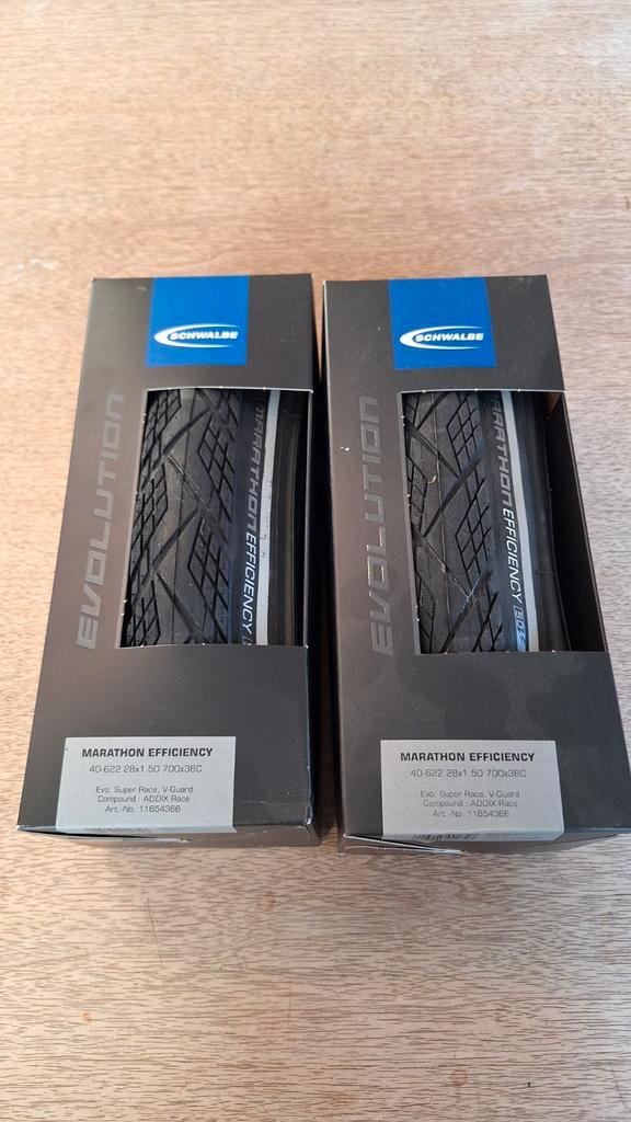 2 x Schwalbe Marathon Efficiency  Evolution Line, Vélos & Vélomoteurs, Vélos Pièces, Neuf, Général, Enlèvement ou Envoi