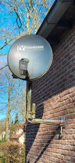 Set satellite TV avec antenne parabolique et décodeur, Enlèvement, Utilisé, Antenne (parabolique), Autres marques