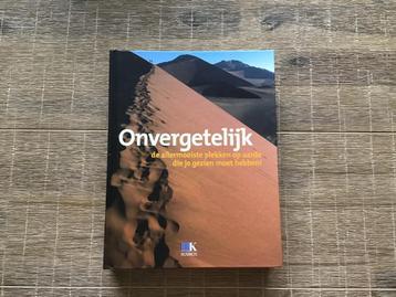 Reisboek Onvergetelijk beschikbaar voor biedingen