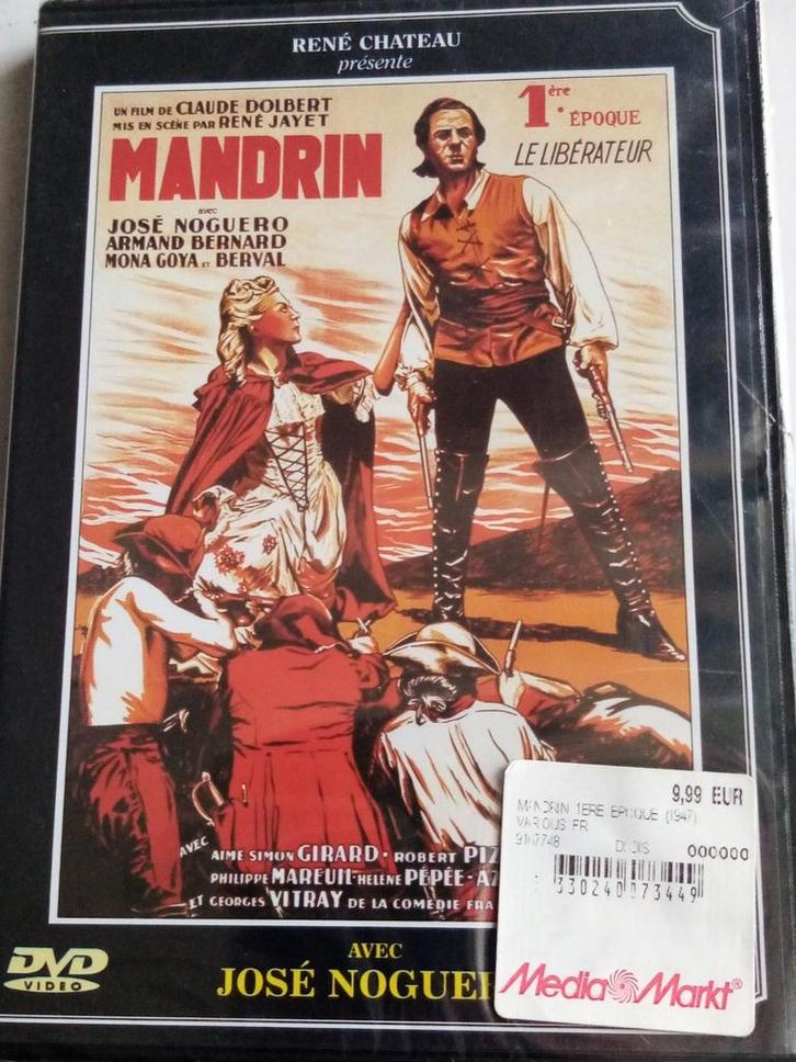 Mandrin le libérateur / DVD René château SOUS-CELLO, Cd's en Dvd's, Dvd's | Klassiekers, Nieuw in verpakking, Ophalen of Verzenden