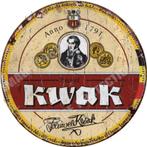 Reclamebord vintage Kwak rond - mancave poolhouse nieuw, Verzamelen, Biermerken, Ophalen of Verzenden, Nieuw