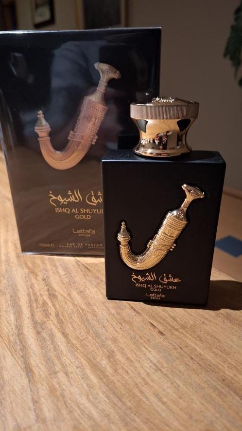Ishq Al Shuyukh Gold       Lattafa, Handtassen en Accessoires, Uiterlijk | Parfum, Nieuw, Ophalen of Verzenden