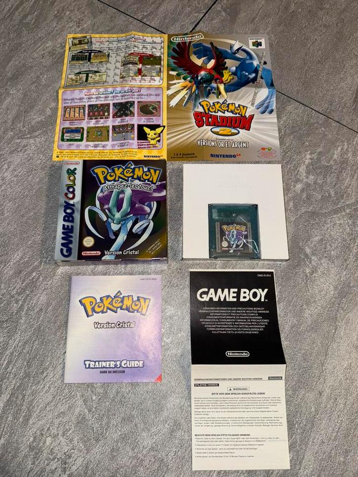 Pokémon Crystal version FR CIB, Games en Spelcomputers, Games | Nintendo Game Boy, Zo goed als nieuw, Ophalen of Verzenden