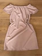 Robe épaules dénudées taille M H&M, Kleding | Dames, Jurken, Maat 38/40 (M), H&M, Beige, Zo goed als nieuw