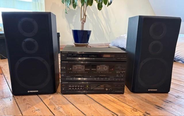 Vintage Pioneer DC-X88Z Stereoketen, Audio, Tv en Foto, Stereoketens, Gebruikt, Cassettedeck, Tuner of Radio, Speakers, Pioneer