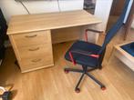 Chaise et bureau, Maison & Meubles, Bureaux, Enlèvement, Comme neuf, Bureau