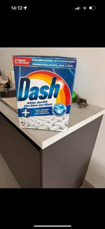 Dash waspoeder beschikbaar voor biedingen