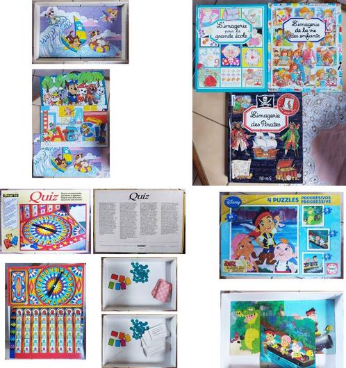 Jeux et puzzles pour enfants, Kinderen en Baby's, Speelgoed | Kinderpuzzels, Gebruikt, 4 tot 6 jaar, Meer dan 50 stukjes, Ophalen of Verzenden