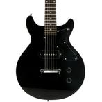 Fazley Double Cut FDC418BK Black guitare électrique, Comme neuf, Solid body, Enlèvement ou Envoi