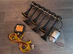 Kit Basuri complet (klaxons + boitier + compresseur), Autos : Divers, Accessoires de voiture, Enlèvement ou Envoi, Comme neuf