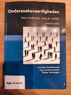 Onderzoeksvaardigheden voor onderwijs, zorg en welzijn, Boeken, Schoolboeken, Ophalen of Verzenden, Zo goed als nieuw, Nederlands