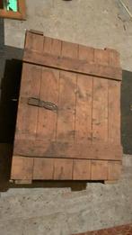 Houten kist, Ophalen, Gebruikt