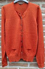 Oranjebruine wollen cardigan 'Malíparmi' - maat 38, Kleding | Dames, Ophalen of Verzenden, Zo goed als nieuw, Maat 38/40 (M)