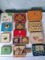 Oude blik doosjes sigaretten tabak Turmac Samos Colombo ea, Verzamelen, Tabaksdoos of Verpakking, Gebruikt, Ophalen of Verzenden