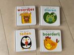 4 kartonboekjes Kijk het past, Ophalen of Verzenden, Zo goed als nieuw, 2 tot 3 jaar, Uitklap-, Voel- of Ontdekboek