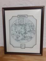 tekening Het Sanitair-Gerard Swaenepoel-br.38 cm-Hoogte 46cm, Ophalen