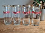 4 x bierglas 8 Haecht super pils 25cl, Verzamelen, Ophalen of Verzenden, Zo goed als nieuw, Bierglas