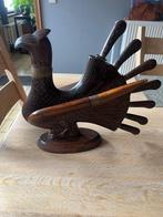 Vintage messenblok vogel, Antiek en Kunst, Ophalen