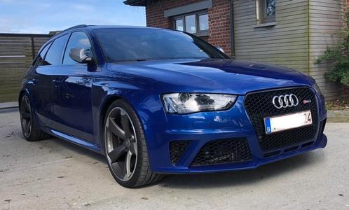 Audi rs4 utilitaire, Autos, Audi, Particulier, RS4, Essence, Euro 5, Break, 5 portes, Automatique, Bleu, Noir, Cuir et Alcantara