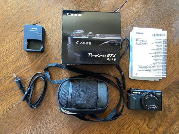 Canon G7x Mark II, TV, Hi-fi & Vidéo, Appareils photo numériques, Comme neuf, Canon, Enlèvement ou Envoi