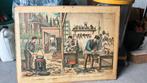 Oude schoolplaat, Antiek en Kunst, Antiek | Schoolplaten, Ophalen of Verzenden, Overige thema's