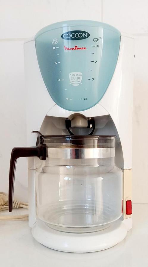 Cafetière « Aroma Guide » 💢 MOULINEX 💢 AR4 blanche 850W, Electroménager, Accessoires de machine à café, Comme neuf, Enlèvement ou Envoi