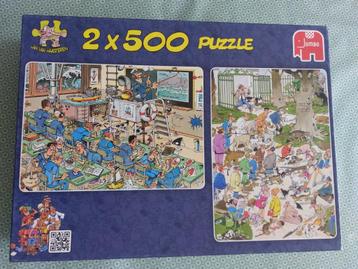 Puzzels Jan van Haasteren, Hobby en Vrije tijd, Denksport en Puzzels, Ophalen, 500 t/m 1500 stukjes, Zo goed als nieuw, Legpuzzel