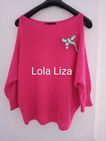 Pull femme Rose Corail médium large Lola Liza 