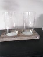 Superbe photophore 2 bougies., Maison & Meubles, Enlèvement ou Envoi, Neuf, Autres matériaux, 25 à 50 cm