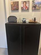 Boekenkast met deuren BILLY / OXBERG, Huis en Inrichting, Ophalen, Met deur(en), 100 tot 150 cm, 50 tot 100 cm