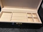 Luxe houten juwelenkist Champagne Jacquart – nieuwstaat, Enlèvement ou Envoi, Neuf, Brun, Rigide
