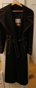 Vintage waterproof coat, Kleding | Dames, Jassen | Winter, Maat 38/40 (M), Zwart, Ophalen of Verzenden, Zo goed als nieuw