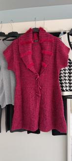 50%reduktie/nieuwe gilet/vest breiwerk Leane met pels, Maat 38/40 (M), Verzenden, Nieuw, Roze