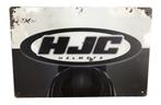 Metalen HJC HELMETS vintage look wandplaat - 20x30cm, Motoren, Ophalen of Verzenden, Nieuw