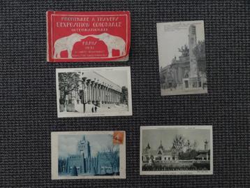 4 kaarten,  Exposition Coloniale 1931 en Art Deco 1925 beschikbaar voor biedingen