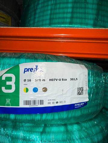Preflex 3G1,5 = 75euro / 100m (80rollen), Verlaagde prijs beschikbaar voor biedingen
