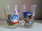 2 oud limonade glazen Asterix uit 1968 ., Verzamelen, Ophalen of Verzenden