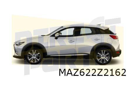 Mazda	CX-3 (4/15 - 2/22) (DK) 2/18- voorportierlijst Rechts, Auto-onderdelen, Carrosserie, Deur, Mazda, Nieuw, Verzenden