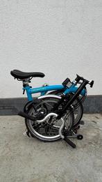 Brompton M6R Lichtblauw, Fietsen en Brommers, Fietsen | Vouwfietsen, Ophalen, Brompton, 14 tot 16 inch, Versnellingen