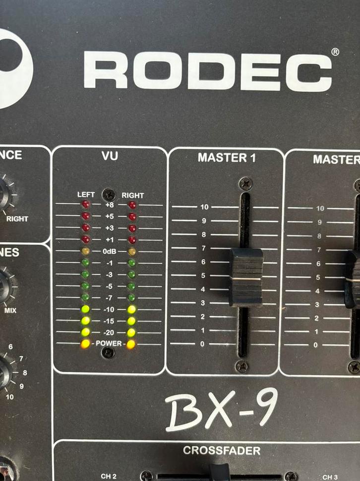 Rodec BX-9, Muziek en Instrumenten, Mengpanelen, Gebruikt, Minder dan 5 kanalen, Microfooningang, Ophalen