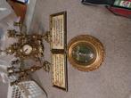 Koperen  klok en kandelaars, Enlèvement, Comme neuf