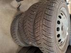 set winterbanden + velg Peugeot 108, Auto-onderdelen, Ophalen, 14 inch, Gebruikt, 155 mm