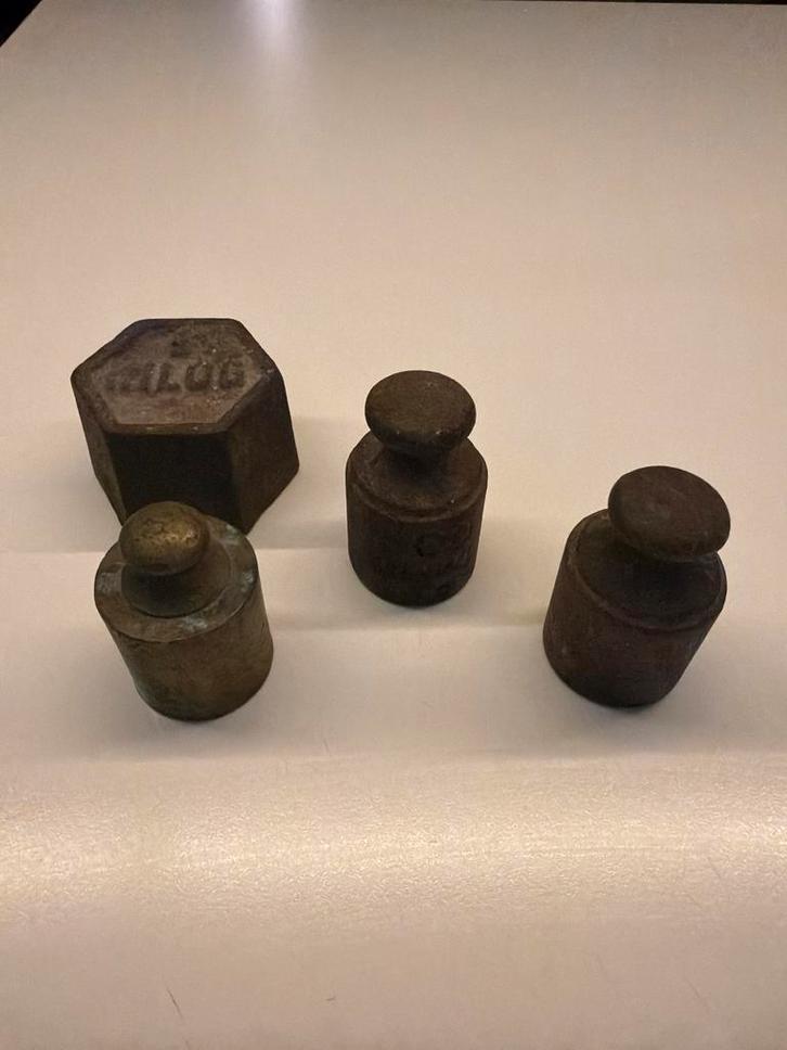 Vintage decoratieve koperen gewichten, Antiek en Kunst, Antiek | Brons en Koper, Koper, Ophalen of Verzenden