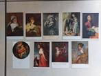 lot van 9 oude postkaarten met schilderijen, Verzamelen, Postkaarten | België, Verzenden