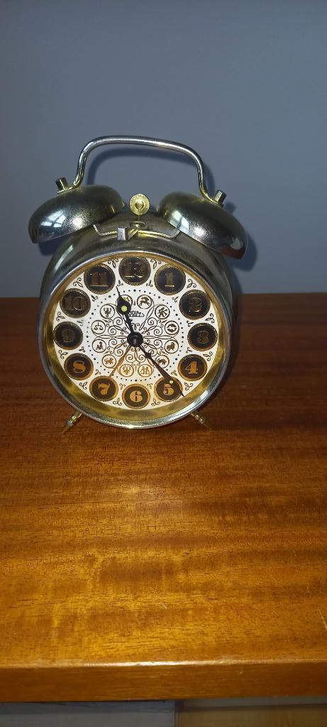 Vintage PRIM dubbele belwekker – Tsjechoslowakije, Antiek en Kunst, Antiek | Klokken, Ophalen