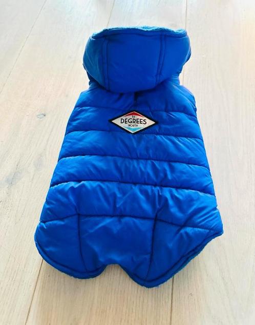 Jas - Hondenjas - Blauw, Dieren en Toebehoren, Hondenkleding, Zo goed als nieuw, Hondenjas, Ophalen