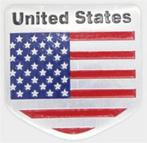 USA vlag Aluminium plaatje #2, Motoren, Verzenden
