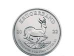Kruggerrand zilver munt 1oz, Postzegels en Munten, Edelmetalen en Baren, Ophalen of Verzenden, Zilver