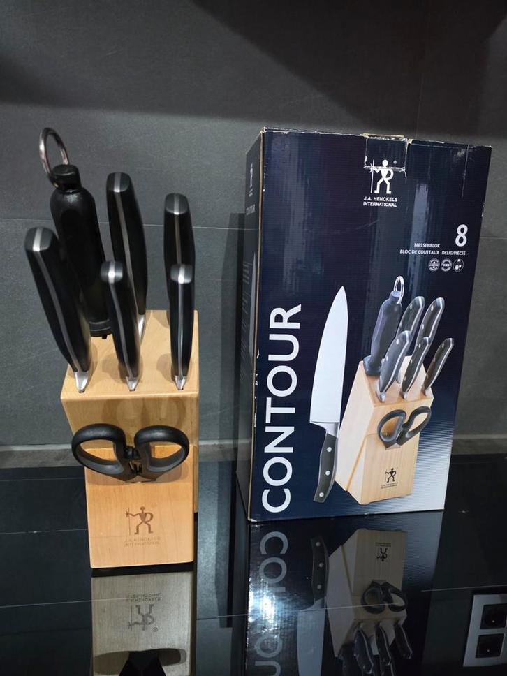 Messenblok 8 delig, Huis en Inrichting, Keuken | Bestek, Ophalen of Verzenden