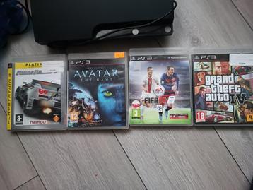 Playstation 3 met 4 games